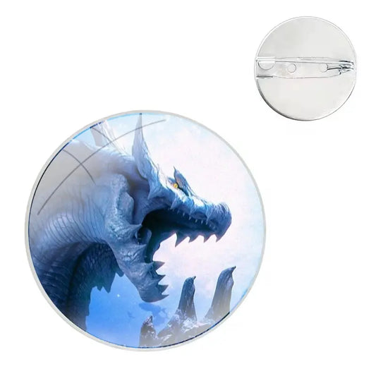 Velkhana's Majesty Pin Badge – Monster Hunter Iceborne Tribute