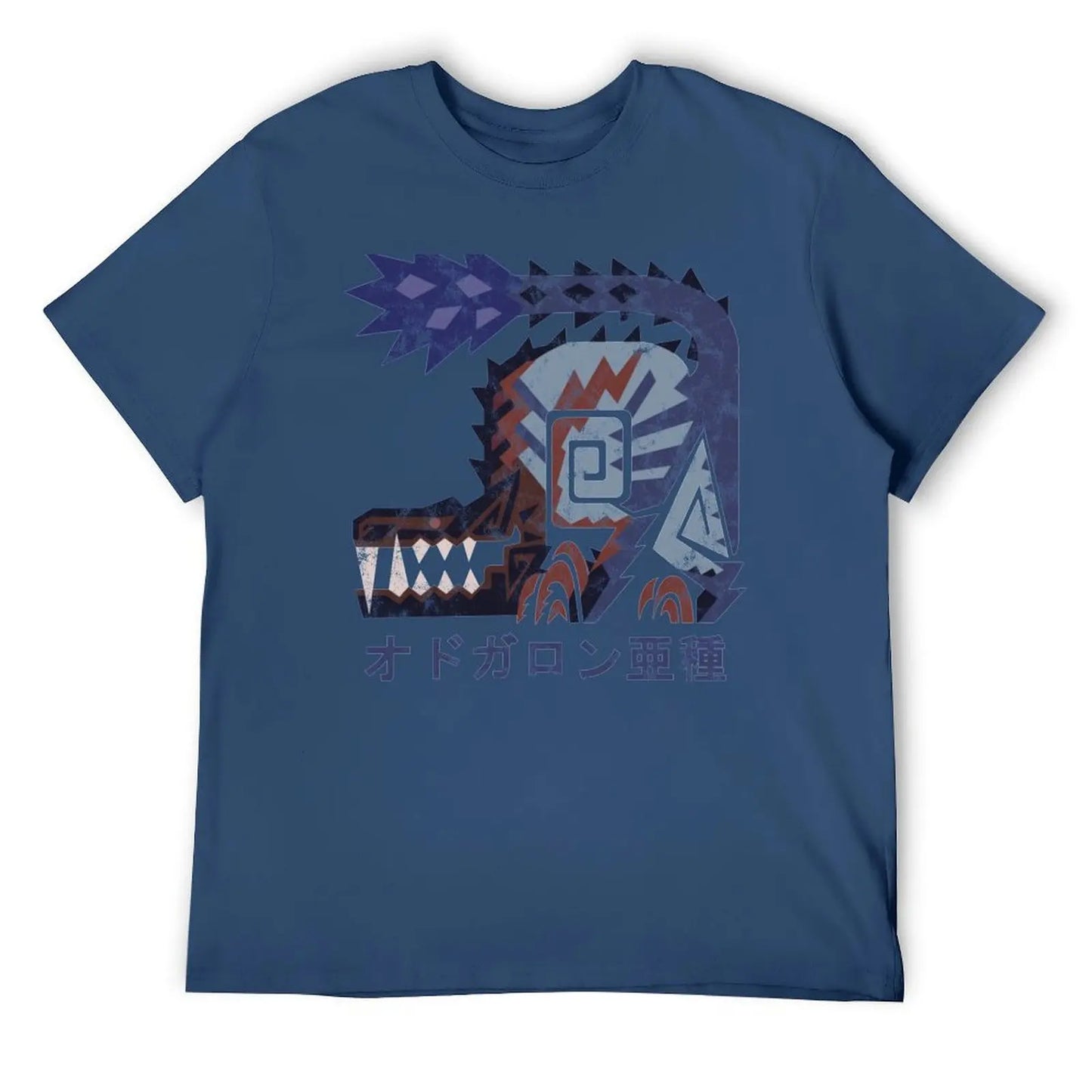 Navy Blue Odogaron T-Shirt – Monster Hunter World