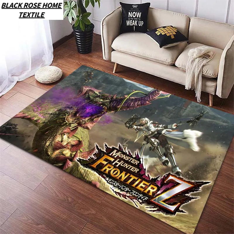 Monster Hunter Frontier Z Floor Mat – Bold & Dynamic