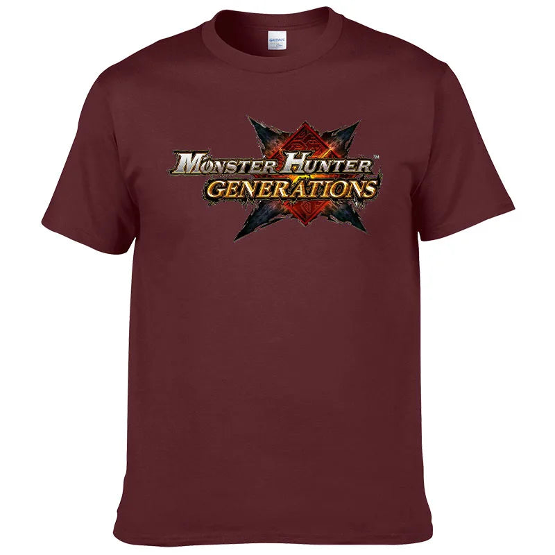 Monster Hunter Generations T-Shirt – Burgundy