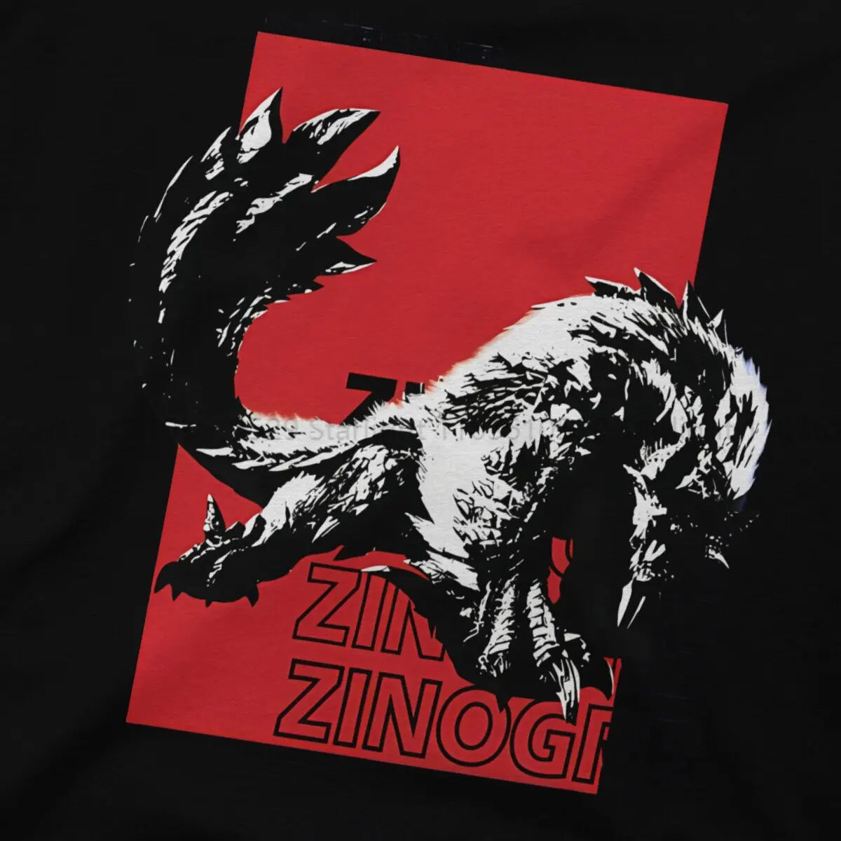 Zinogre Gray T-Shirt – Monster Hunter World