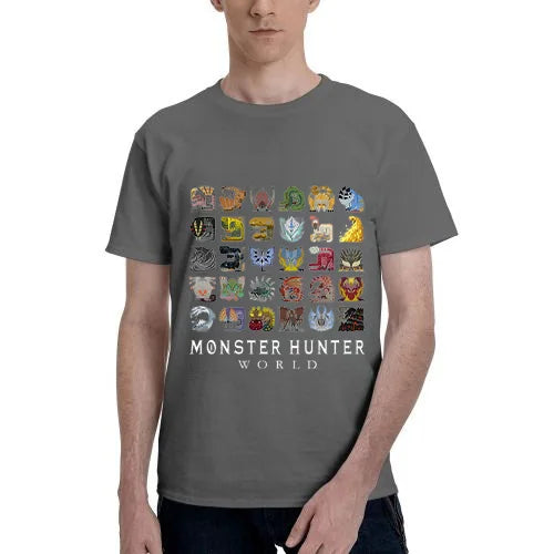 Monster Hunter World Dark Gray T-shirt