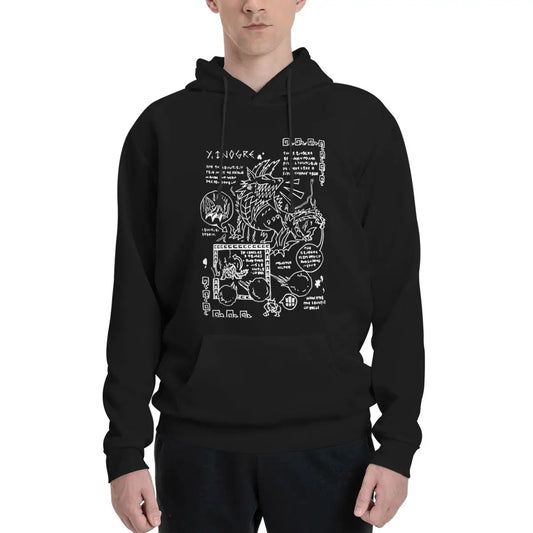 Zinogre Blueprint Hoodie – Monster Hunter’s Thunder Wolf Wyvern