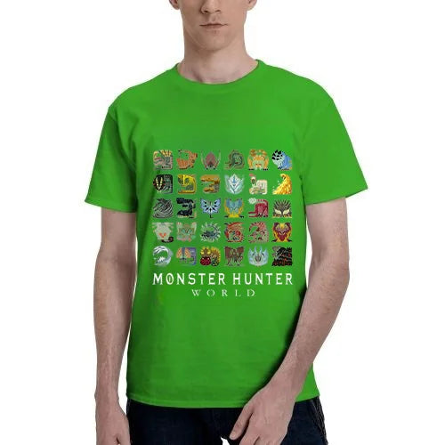 Monster Hunter World Green T-shirt