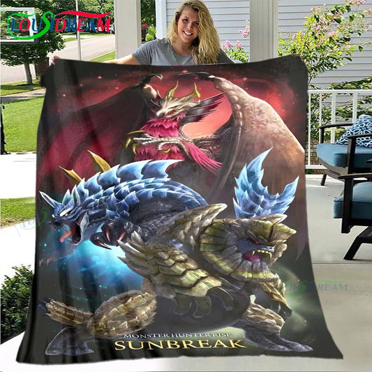 Monster Hunter Rise: Sunbreak - Legendary Monsters Blanket