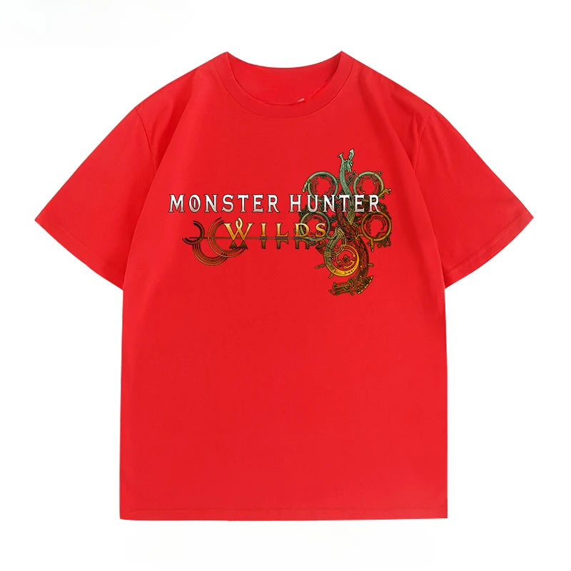 Monster Hunter Wilds Red T-Shirt