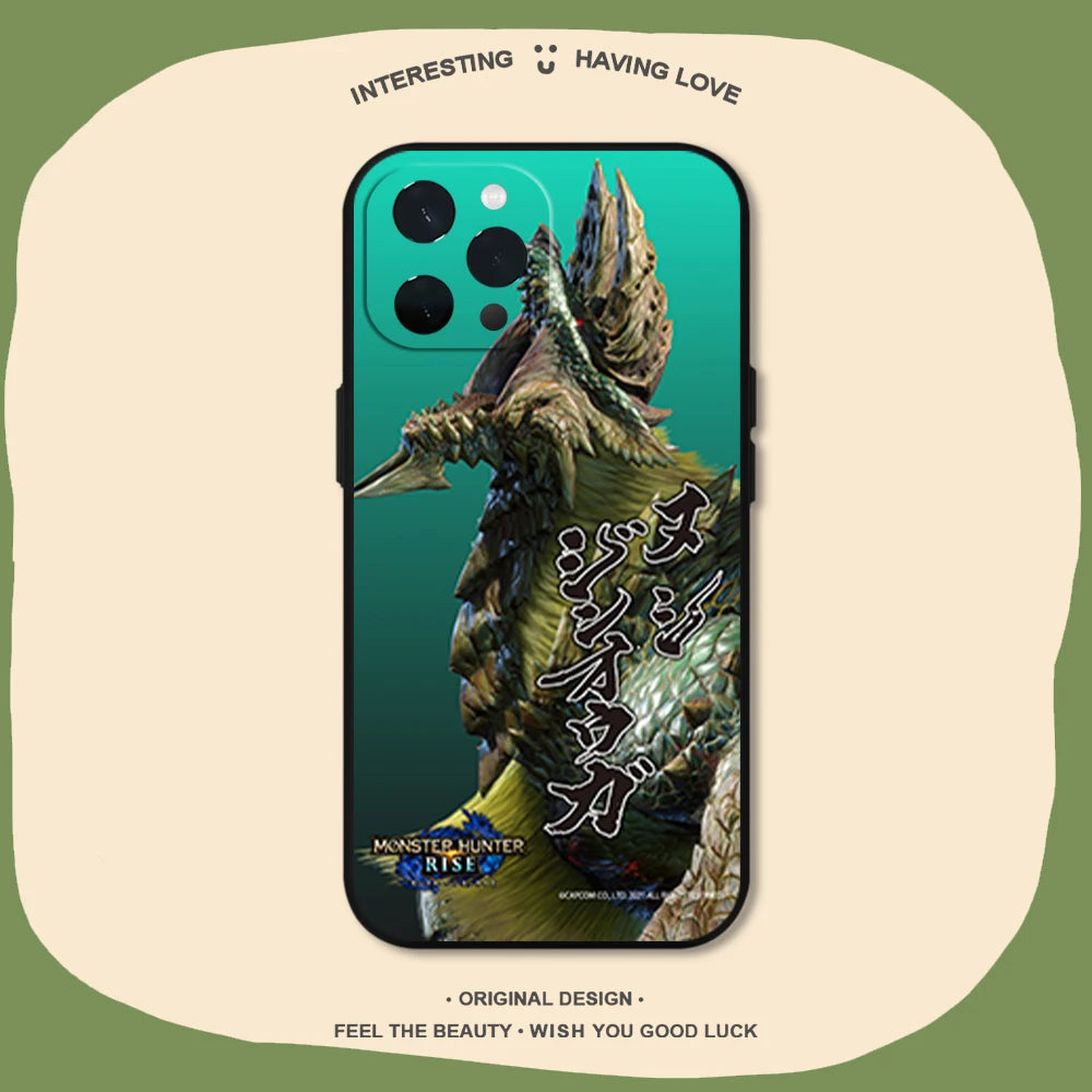 Monster Hunter Rise iPhone Case – Zinogre Edition