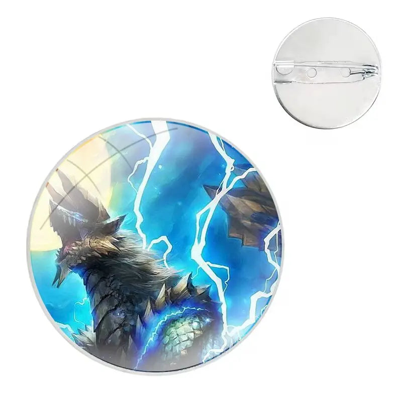 Kirin Pin Badge – Monster Hunter Lightning Elegance