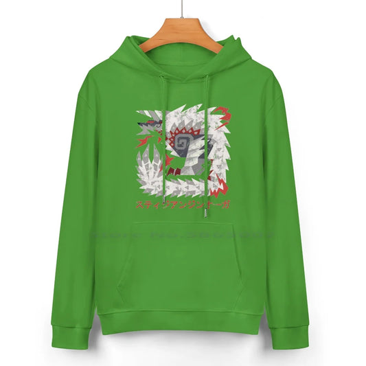 Stygian Zinogre Light Green Hoodie – Monster Hunter Exclusive