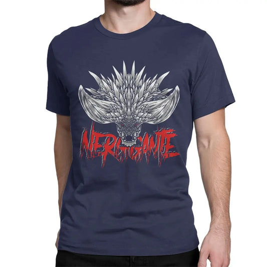 Monster Hunter World Nergigante T-Shirt – Navy Blue