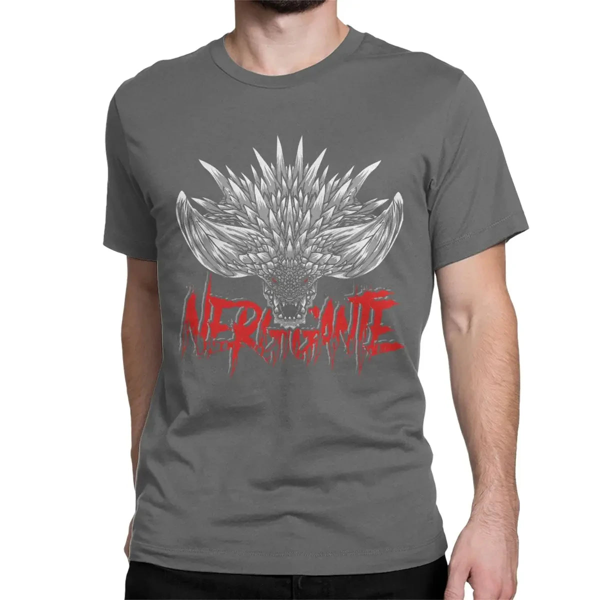 Monster Hunter World Nergigante T-Shirt – Dark Gray