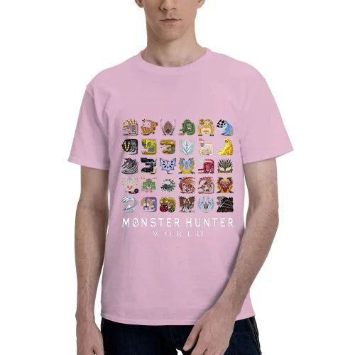 Monster Hunter World Pink T-shirt