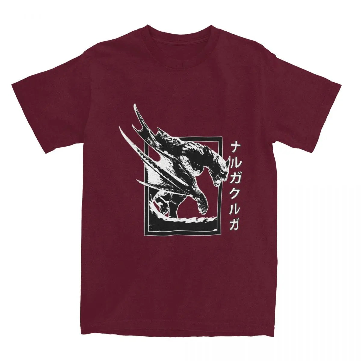 Burgundy Nargacuga T-Shirt – Monster Hunter World