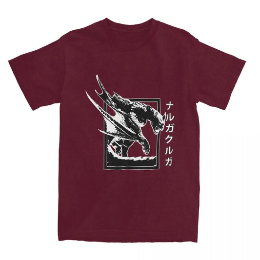 Burgundy Nargacuga T-Shirt – Monster Hunter World