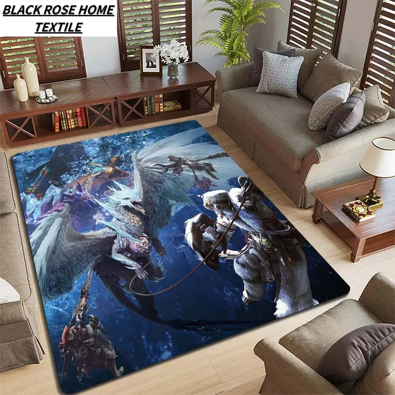 Monster Hunter Velkhana Floor Mat