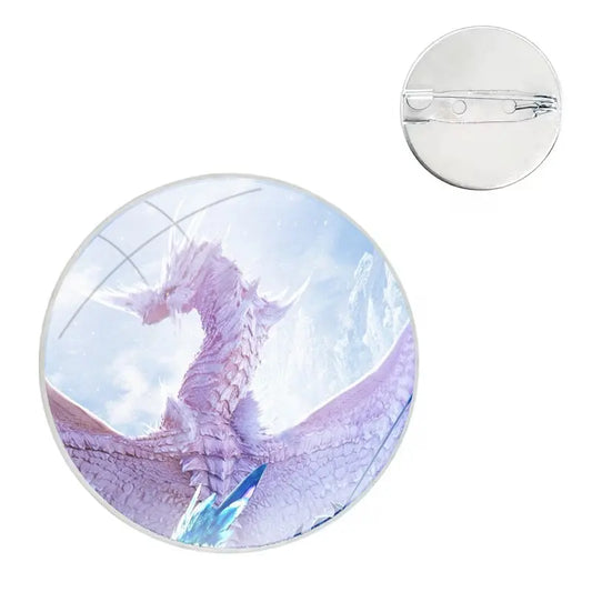 Velkhana Elegance Pin Badge – Monster Hunter Icy Majesty