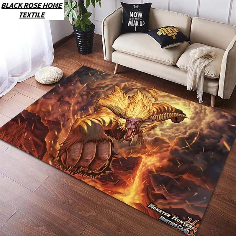 Monster Hunter Rajang Floor Mat