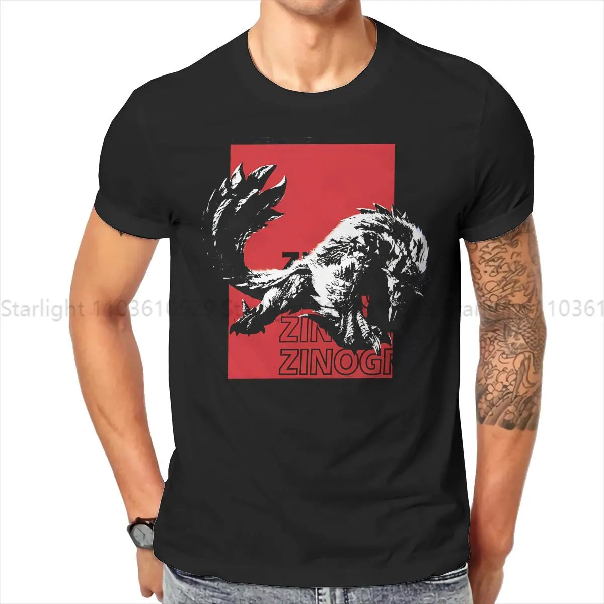 Zinogre Black T-Shirt – Monster Hunter World