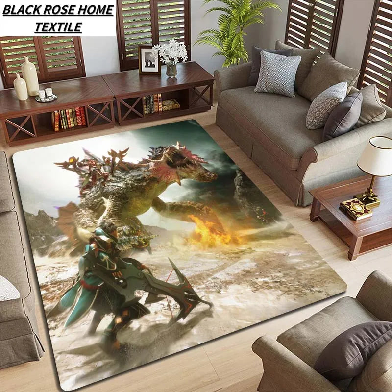 Monster Hunter Anjanath Floor Mat