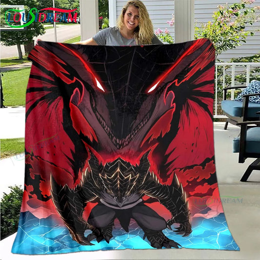 Monster Hunter Beast Mode Blanket - Fierce and Majestic