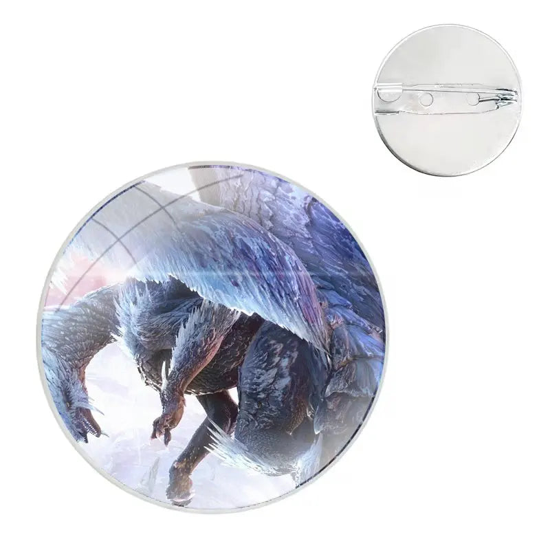 Velkhana Pin Badge – Iceborne’s Majestic Elder Dragon