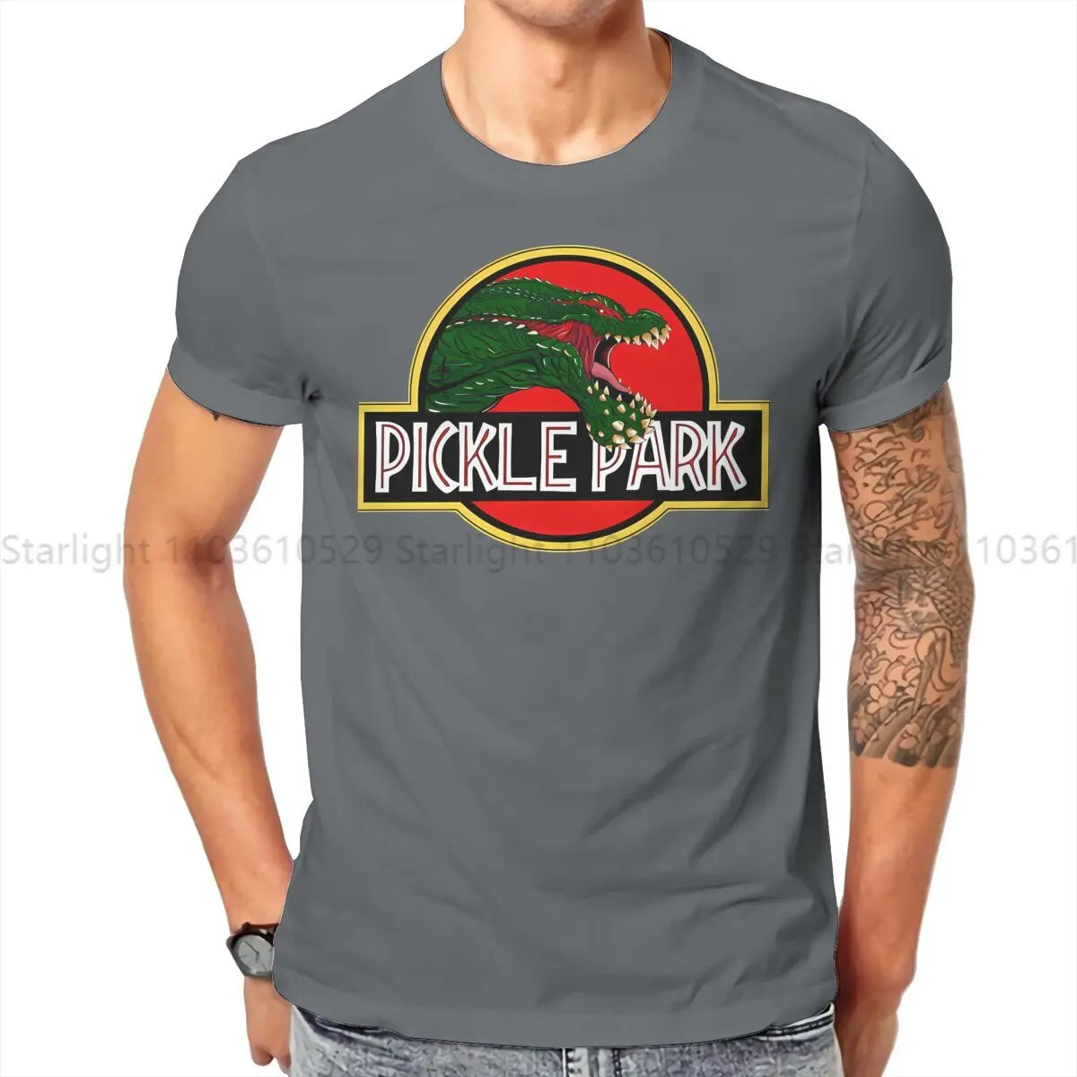 Monster Hunter World Pickle Park T-Shirt – Dark Gray