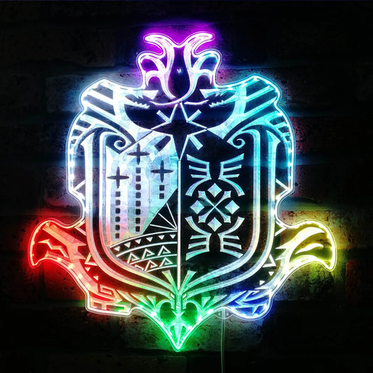 Monster Hunter LED Crest Sign