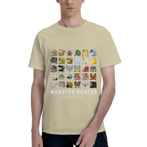 Monster Hunter World Beige T-shirt