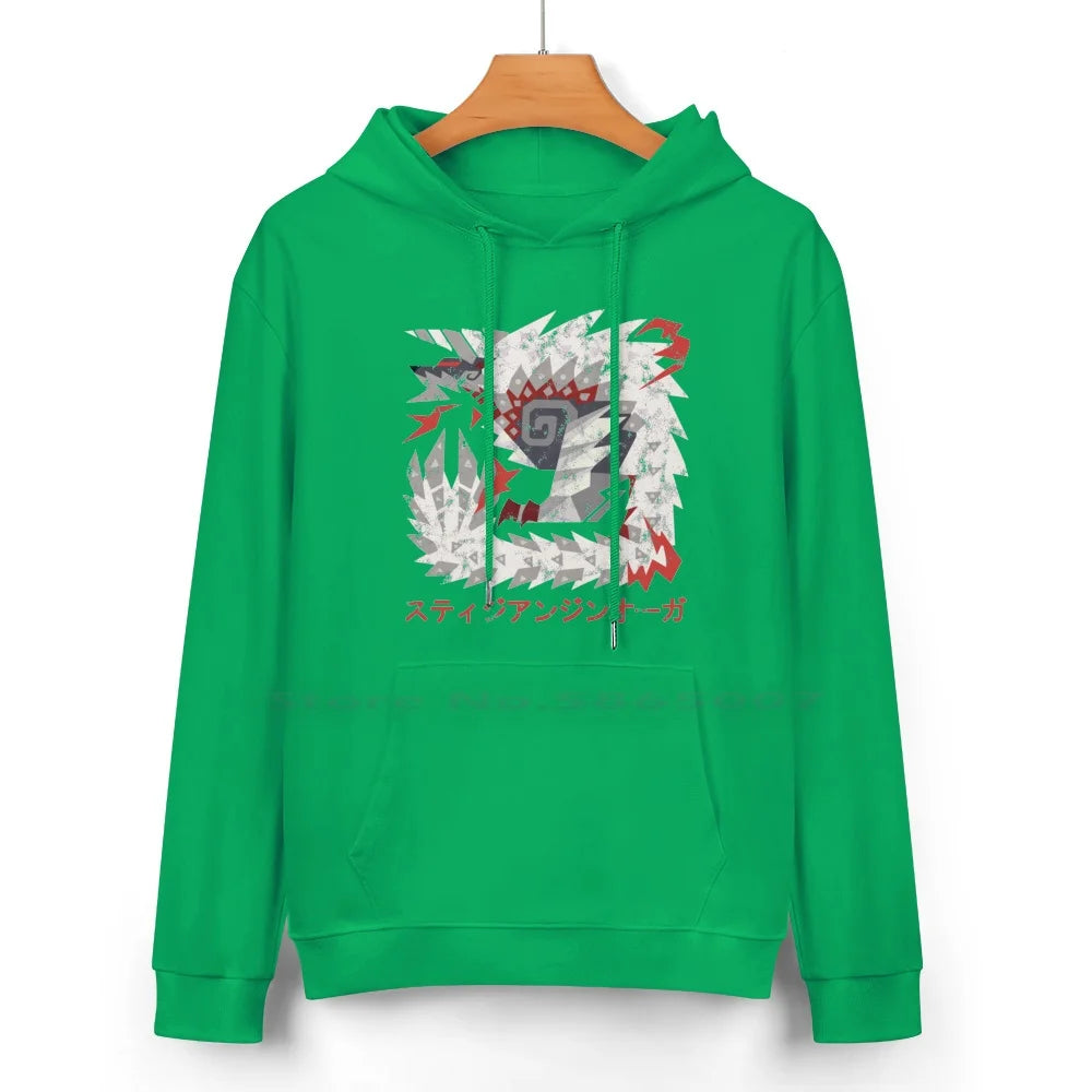 Stygian Zinogre Green Hoodie – Monster Hunter Edition